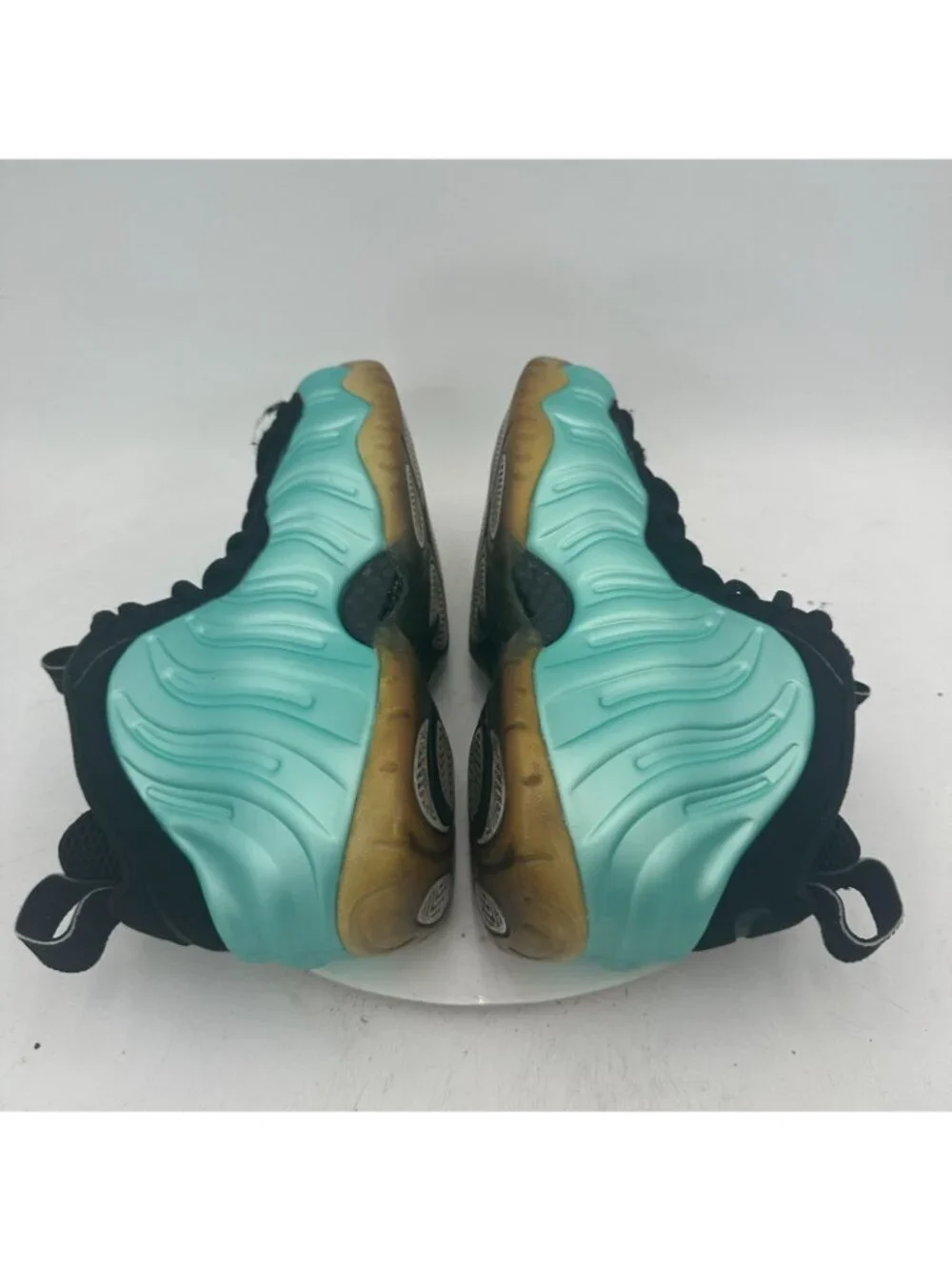 Nike Air Foamposite Pro Men Size 10 624041-303 Island Green Basketball Shoes